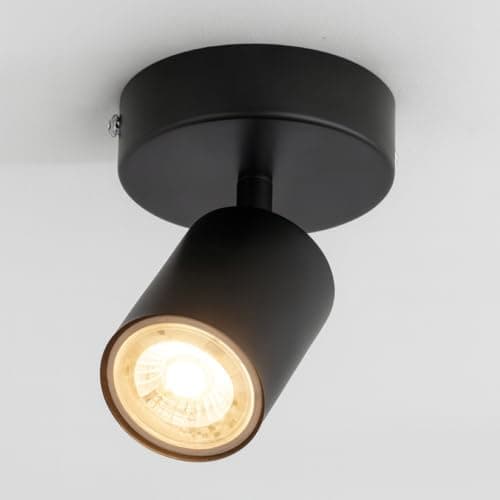 Image of CGC Lighting Modern Contemporary Design Adjustable Heads GU10 Ceiling Spot Lights (Black, Single)