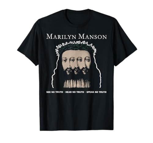 Image of Marilyn Manson Tripple Jesus T-Shirt