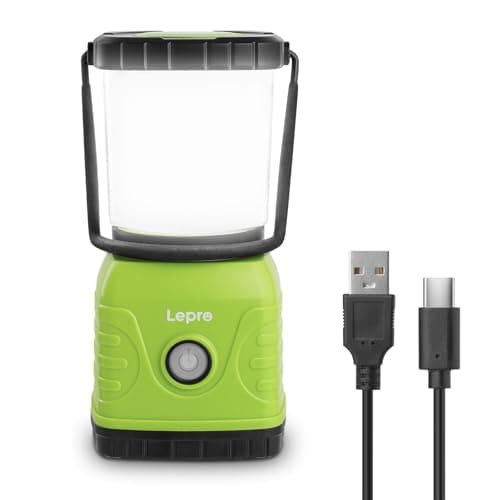 Image of Lepro Camping Light Rechargeable, 1300 Lumen Camping Lantern for Tents, Dimmable 4 Modes, Tent Lights with 3600mAh Power Bank, Camping Accessories, Rechargeable Lantern for Outdoors, Emergency