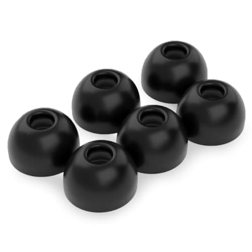 Image of Attach Set of 6 x Memory Foam Ear Tips For Jabra Elite 7 Headphones in Medium