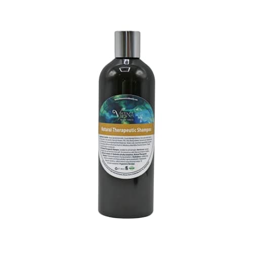 Image of Natural Therapeutic Shampoo 480ml by Vilana | Natural Shampoo – Cleanses, Protects and Retains Hair Colour | Sulphate Free Hair Shampoo for Damaged Hair | Vegan Shampoo – Suitable for All Hair Types