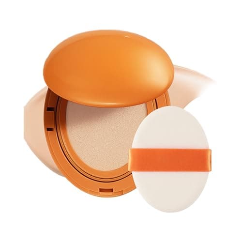 Image of Cushion Foundation - 18 g Lasting Colour Correction, Air Cushion Foundation Make-Up, for Daily Use, Special Occasions, Wedding, Sensitive Skin and Mature Skin
