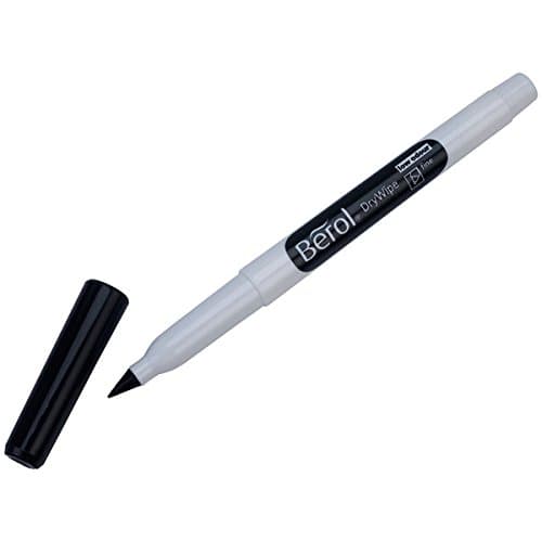 Image of Berol 4 x WHITE BOARD DRY WIPE PENS FINE - BLACK