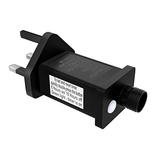 Image of 31V Transformer Plug for Christmas Lights, BOLWEO LED Transformer Power Supply Adapter with 8 Modes,Timer,Memory,IP20 for Christmas Tree Lights,Net Lights,Icicle Lights