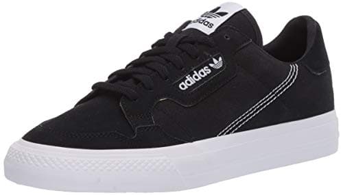 Image of adidas Originals Unisex-Child Continental Vulc Shoes Sneaker, Core Black/FTWR White/Core Black, 4.5 UK