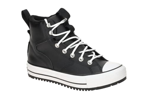 Image of Converse Unisex-Adult Chuck Taylor All Star Water-Repellent Hiker Boots Hiking, Black/Black/White, 7.5 Women/5.5 Men