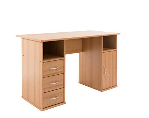 Image of Alphason AW12010 Maryland Computer Desk,Beech,1200x600mm