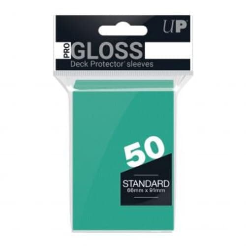 Image of Ultra Pro Card Protectors Standard 66 mm x 91 mm Aqua x50