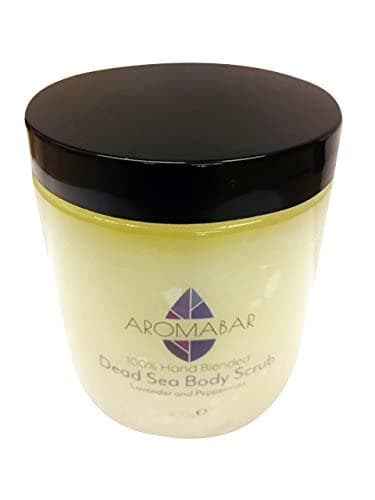 Image of Lavender & Peppermint Dead Sea Salt Body Foot Scrub 300g 100% Natural packed with minerals