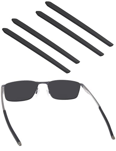 Image of BlazerBuck Replacement Ear Socks 140mm for Oakley Socket 5.0 OX3217/Socket 5.5 OX3218 Sunglass - Black + Black