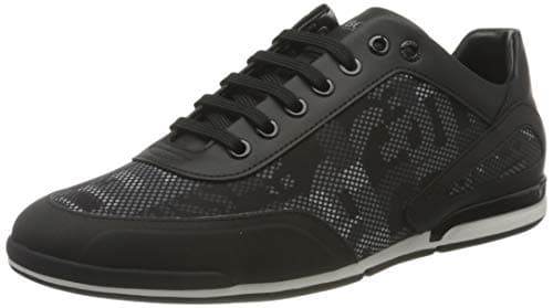 Image of BOSS Business Men's Saturn_Lowp_nypr Sneaker, Black5, 8 UK, (42 EU)