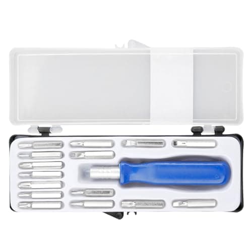 Image of GLADFRESIT 16 in 1 Precision Screwdriver Set, Portable Mini Screwdrivers Tool Screwdriver Sets in Case for Mobile Phone Laptop Computer Watch Repair Tool