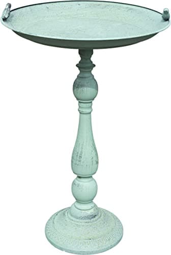 Image of Ornamental Pedestal Bird Bath - enhance the beauty of your garden and attract a large variety of wild birds