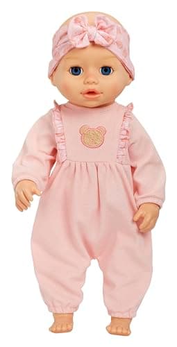 Image of BABY born Learn to Walk Baby Doll Annabell - Blue Eyes: Realistic Features for Kids Ages 3+, Walks, Crawls, Sits & Kicks, Eyes Open & Close, Multiple Sound Effects