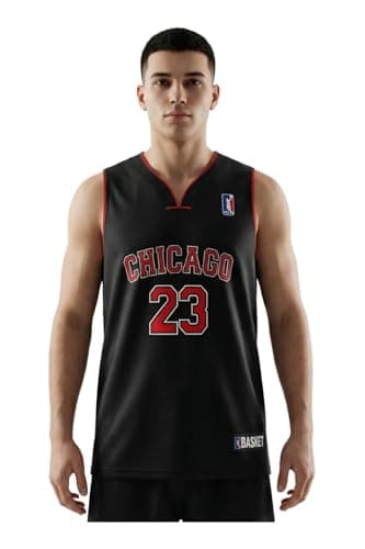 Image of Sport Zone Chicago 23 Men's Basketball Jersey Black, black, XL