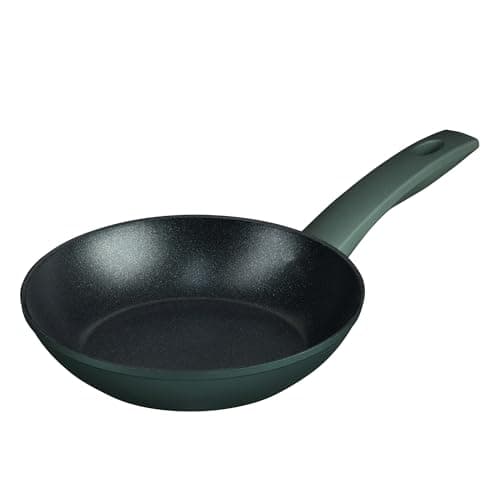 Image of Prestige Earth Friendly 20cm Non-Stick Induction Frying Pan – Plant-Based Coating, Toxic Free, Made in Italy, Green