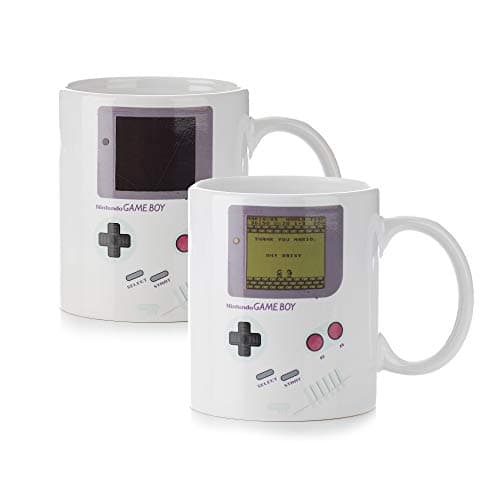 Image of Paladone Game Boy Heat Changing Coffee Mug - For Gamers and Coffee Enthusiasts
