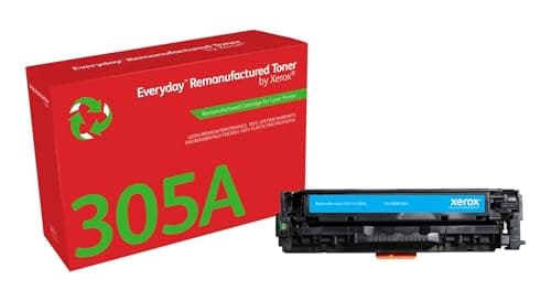 Image of Xerox Everyday Compatible HP 305A CE411A Cyan Toner, Standard Capacity, Remanufactured