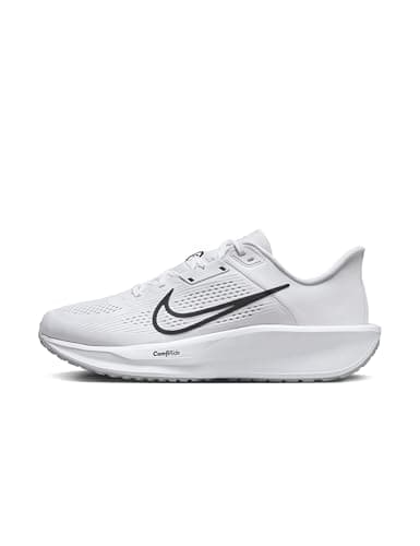 Image of NIKE Men's Quest 6 Running Shoe, White Black Pure Platinum, 10.5 UK