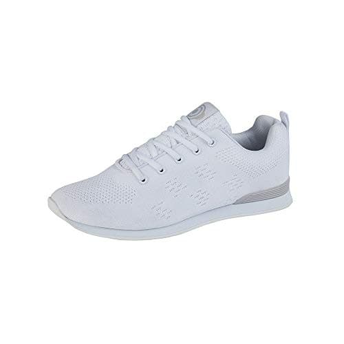 Image of Dek Target Unisex Lace Bowls Trainers Bowling Shoes (White, Numeric_6)