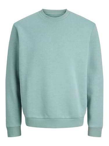 Image of JACK & JONES Jjebradley Sweat Crew Noos, Mineral Blue, Men's L, Mineral Blue, L