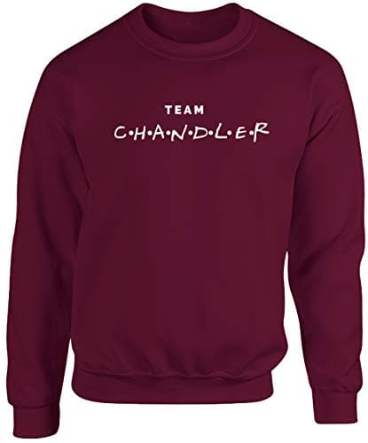 Image of Hippowarehouse Team Chandler Unisex Jumper Sweatshirt Pullover (Specific Size Guide in Description) Maroon