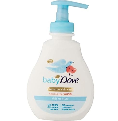 Image of Baby Dove Sensitive Moisture Fragrance Free Head to Toe Wash, 200 ml