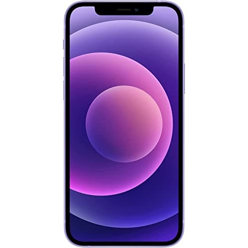 Image of Apple iPhone 12 mini, 64GB, Purple - (Renewed)