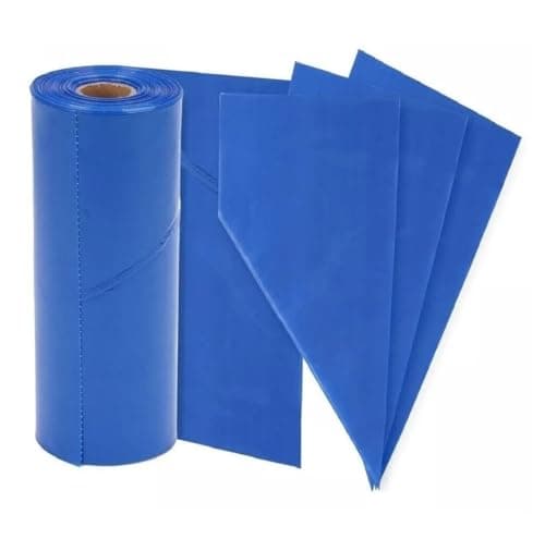 Image of Icing Piping Bags Disposable Blue 21" Sticky Cake Pastry Decorating Bags for Chocolates Cookies Desserts by Tezraftaar® (10)