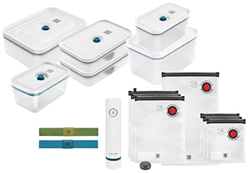 Image of ZWILLING Fresh & Save Vacuum Starter Set, Plastic, M/L, 16-pcs, La Mer