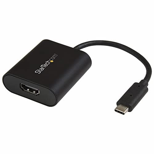 Image of StarTech.com USB C to 4K HDMI Adapter - 4K 60Hz - Thunderbolt 3 Compatible - USB Type C to HDMI Video Display Adapter (CDP2HD4K60SA)