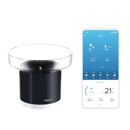 Image of Netatmo Rain Gauge for Weather Station, NRG01-WW, Accessory