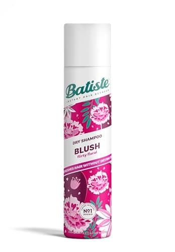 Image of Batiste Dry Shampoo in Blush 350ml, Floral & flirty Fragrance, No Rinse Spray to Refresh Hair in Between Washes