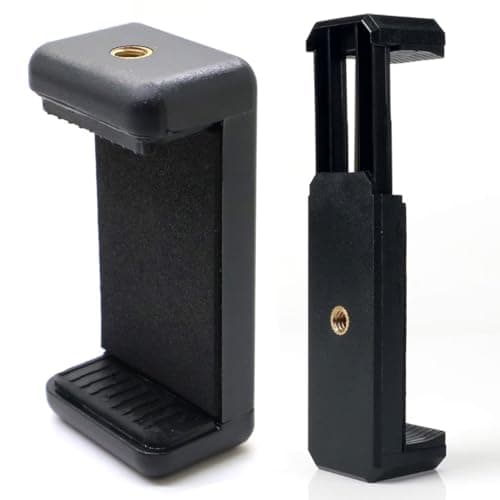 Image of RALSPEC Mobile Phone Camera Tripod Mount Clamp Holder Bracket Adapter For Iphone and Android Smartphones 1/4" Stand