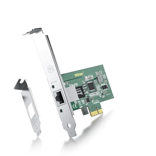 Image of ipolex 1.25G Ethernet Network Card, 1x RJ45+ Port, 10GbE NIC Compare to Intel I210-T1, Support Windows Server/Windows/Linux/VMware (Not Support Windows XP, Mac OS, Bypass Mode)
