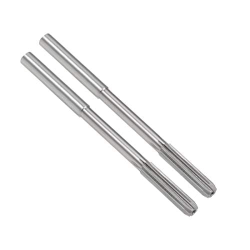 Image of sourcing map 6mm Chucking Reamer, HSS Cobalt M35 Lathe Machine Reamer D4 6 Straight Flutes, Round Shank Milling Cutting Tool, for Stainless Steel Alloy Copper Metal, 2pcs