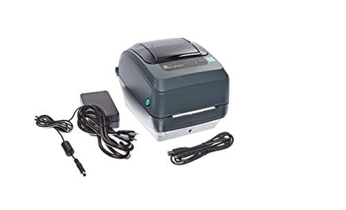 Image of Zebra GX420t Desktop Thermal Transfer Printer for Labels, Receipts, Barcodes, Labels and Wristbands - 4" Print Width - USB, Serial, and Parallel Port Connectivity