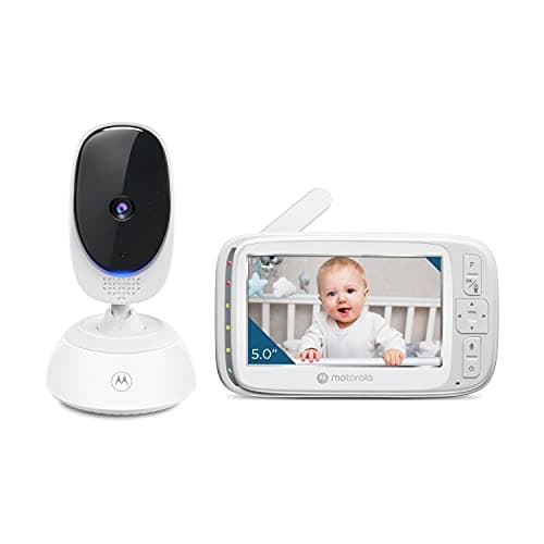 Image of Motorola Nursery VM75 Baby Monitor - 5-Inch Parent Unit Baby Monitor, Infrared Night Vision, Digital Zoom, Two-Way Talk, and Lullabies