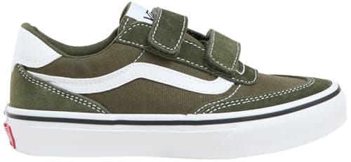 Image of Vans Unisex Kids Brooklyn LS V Sneaker,Leaf White, 5 UK Child