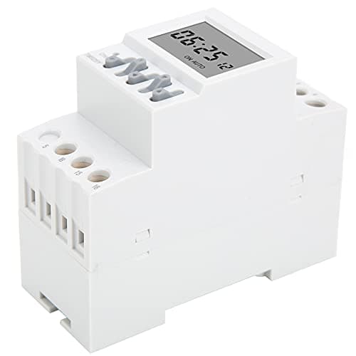 Image of ViaGasaFamido TM625Y Cycle Timer Relay, 12 On-Off Settings, Power Switch Timer for Street Lights and Industrial Control