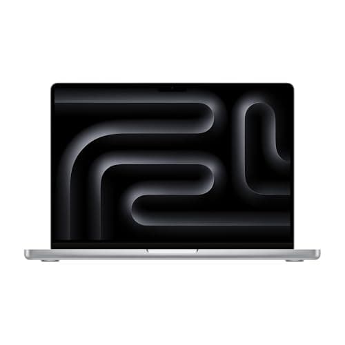 Image of MacBook Pro 2023 with Apple M3 Chip with 8-Core CPU & 10-Core GPU (14-inch, 8GB RAM, 1TB SSD Storage (QWERTY Europe) Silver (Renewed)