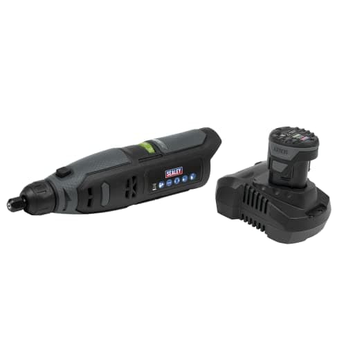 Image of Sealey 10.8V 2Ah SV10.8 Series Cordless Multipurpose Mini Grinder Kit CP108VMG
