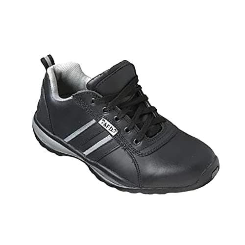 Image of Dennys Unisex AFD Steel Toe Cap Safety Trainer/Footwear (36 EUR) (Black/Grey)