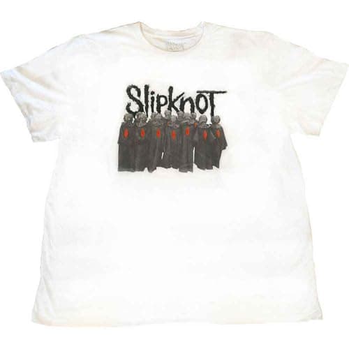 Image of Slipknot Unisex Adult Choir Cotton T-Shirt (4XL) (White)