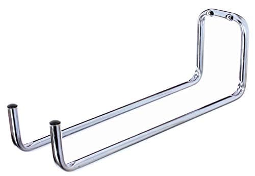Image of Alberts 802271 Wall Hooks | Available in Different Designs | Double Angled | electrogalvanised Blue | Diameter Ø12 mm | 120 x 330 x 90 mm