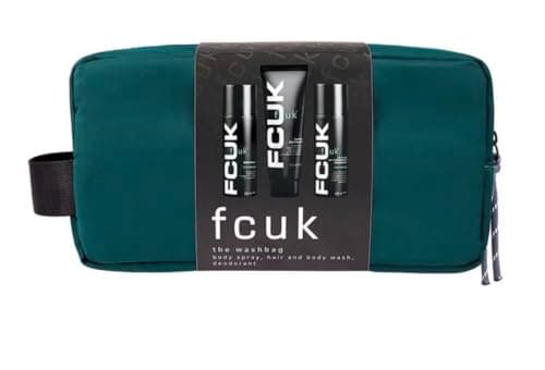 Image of Fcuk Urban Grooming Wash Bag Gift Set Urban Hair & Body Wash & Body Spray