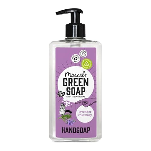 Image of Marcel's Green Soap - Hand Soap Lavender & Rosemary - Handwash Dispenser - Microplastic-free formula - Vegan - 100% recycled plastic bottle - Refillable - 500 ml
