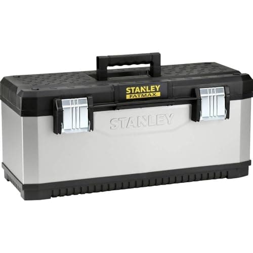 Image of Stanley Tools Metal Plastic Tool Box 66cm (26 in)