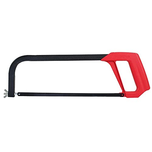 Image of Dekton Heavy Duty Junior Hacksaw-Heavy Duty Lightweight Aluminium Frame| Hcs Blade 24 Tpi, 12"(300mm)| Adjust To Any Cutting Angle| Ideal For Precision Cutting & Diy Projects| Adjustable Blade Tension