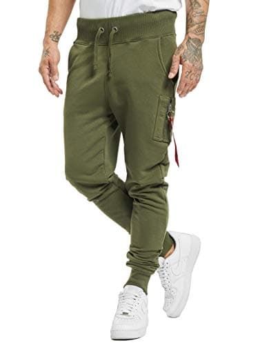 Image of ALPHA INDUSTRIES Men's X-Fit Slim Cargo Pant Suit Trousers, Green, L